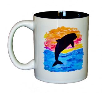 dolphin mug